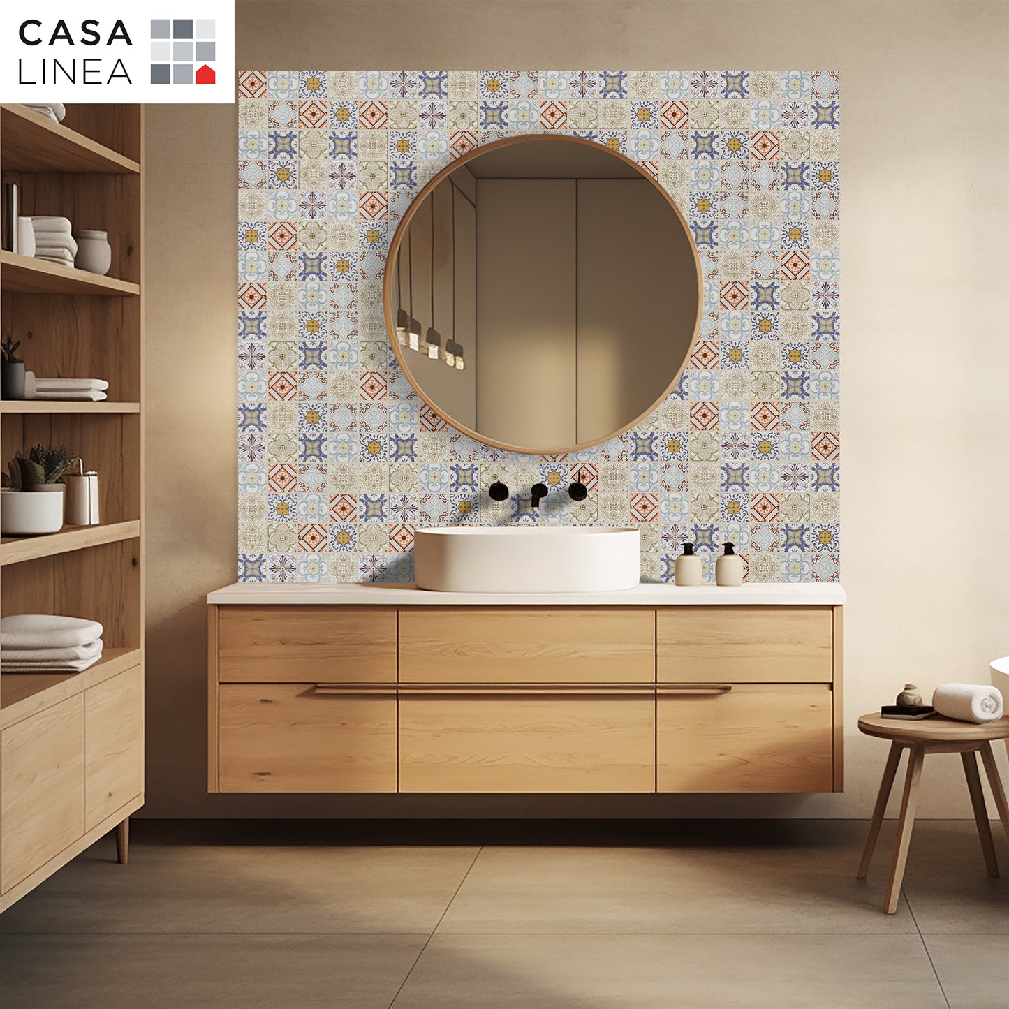 Mosaïque imprimé azulejo