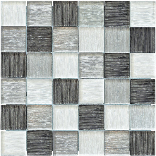 Mosaïque shadow mix grey grand format
