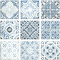 Mosaique decor renaissance travertin decore blue