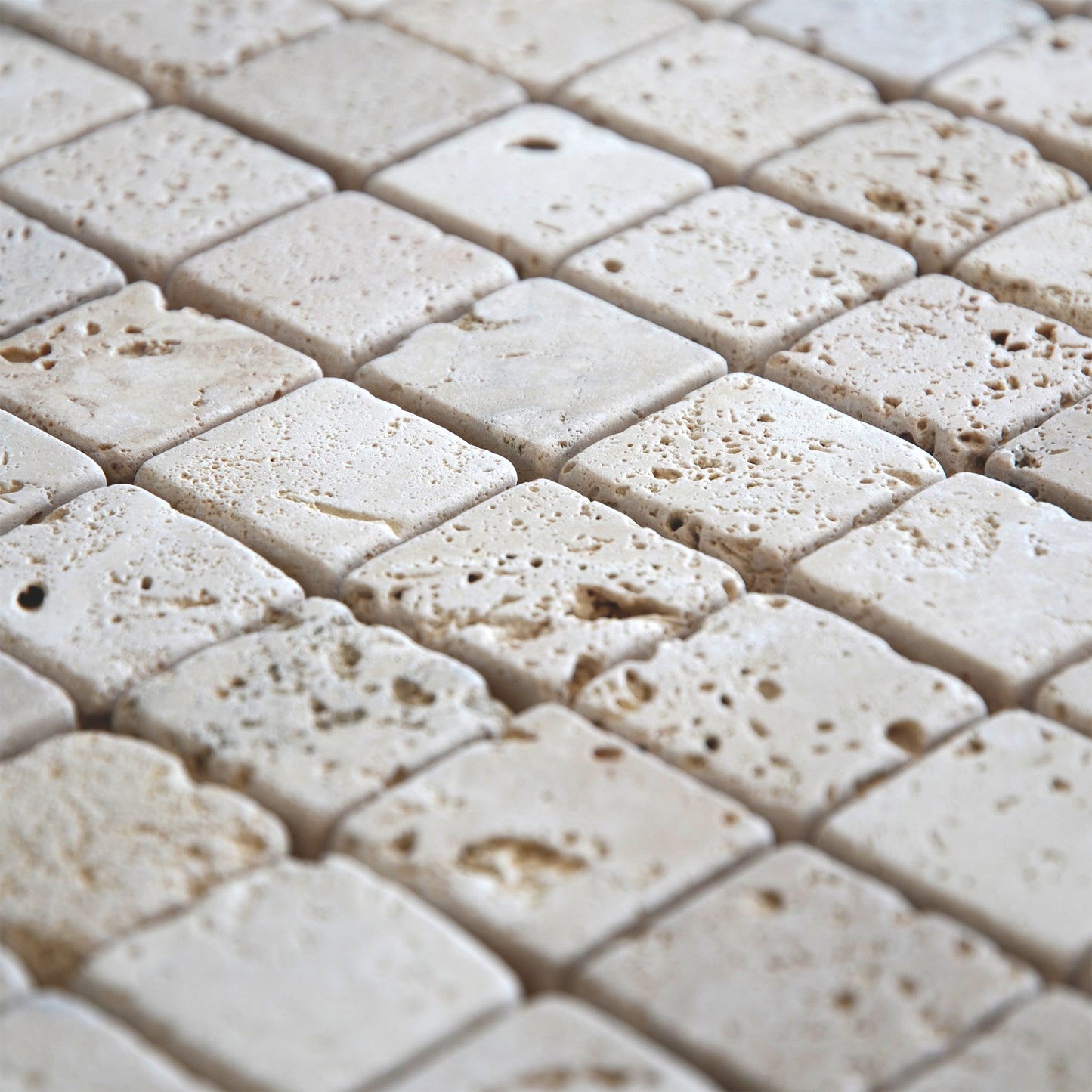 Mosaïque travertin ivoire