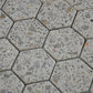 Mosaïque hexagone terrazzo light grey