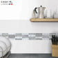 Mosaïque briquette fantasia grey