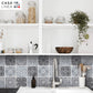 Mosaïque baroque gris