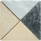 Mosaïque arlequin M1 marbre et travertin