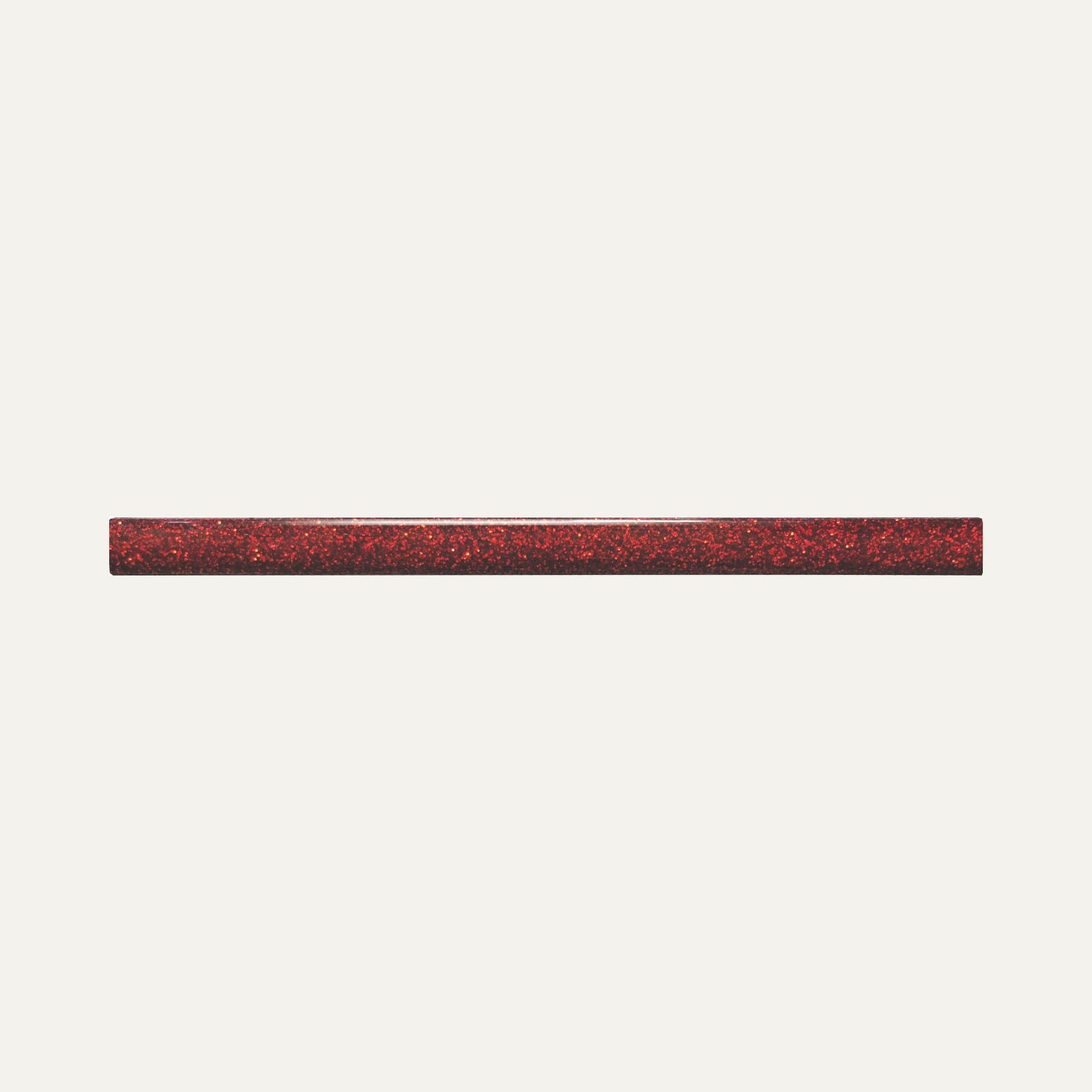 Listel paillette rouge