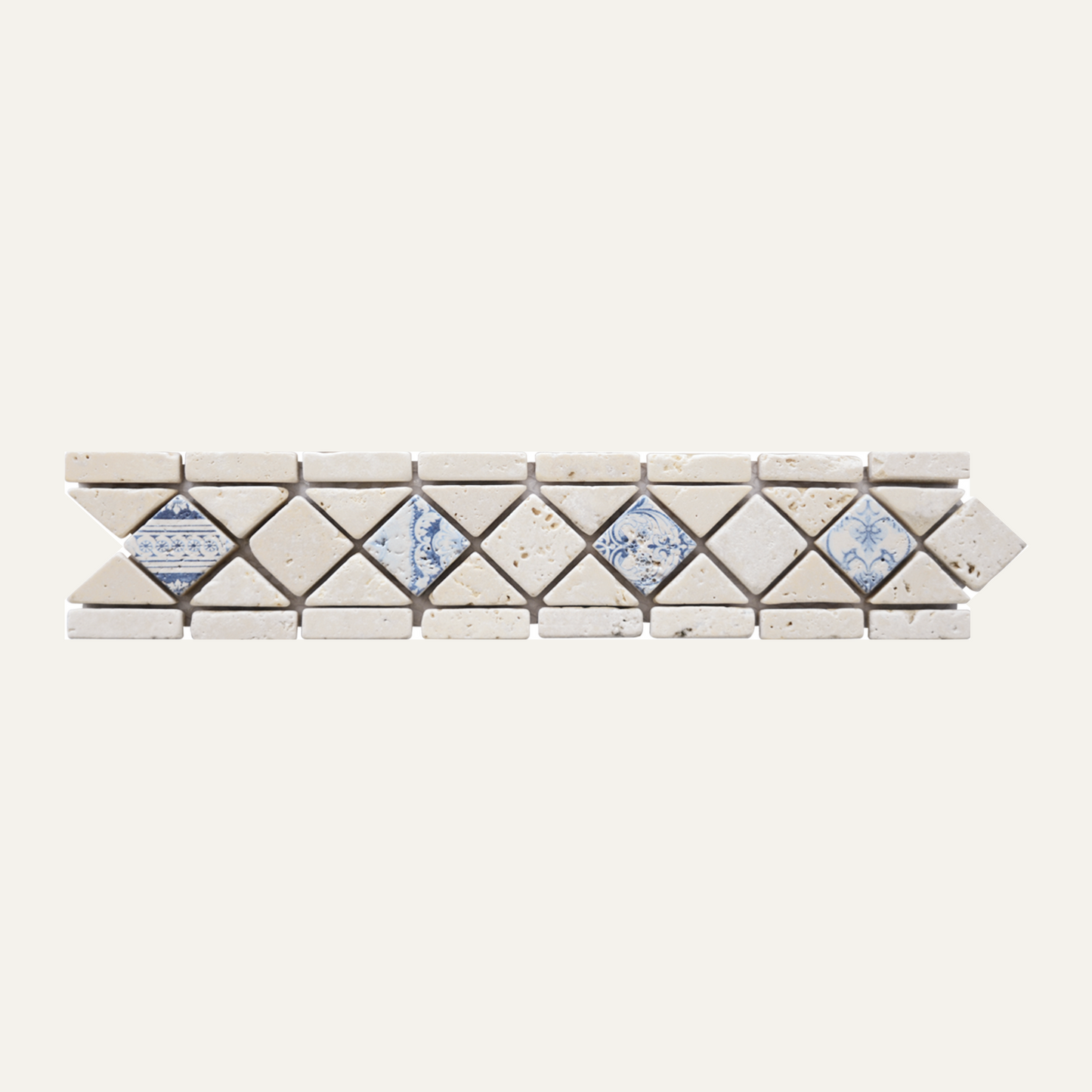 Listel renaissance roma travertin blue