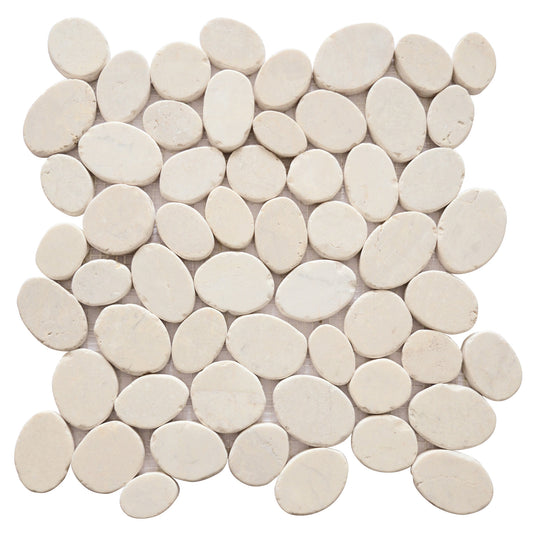 Mosaïque galet scie crème - Casa Linea Home