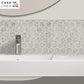Mosaïque hexagone terrazzo light grey