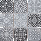 Mosaïque baroque gris