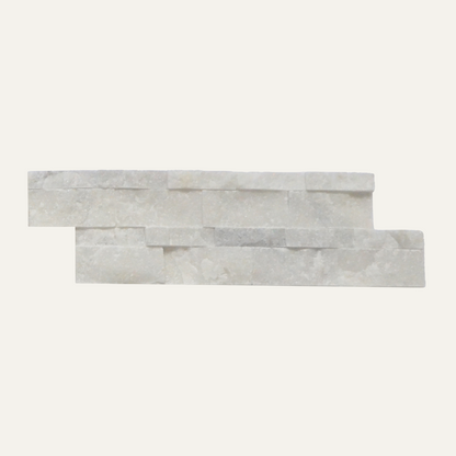 Parement marbre blanc