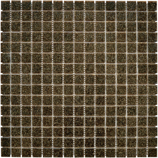 Mosaique decoration marron
