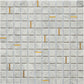Mosaïque carara gold