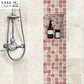 Mosaïque travertin baroque marron