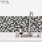Mosaïque les sublimes silver black petit format