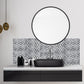 Mosaique resine mix gris