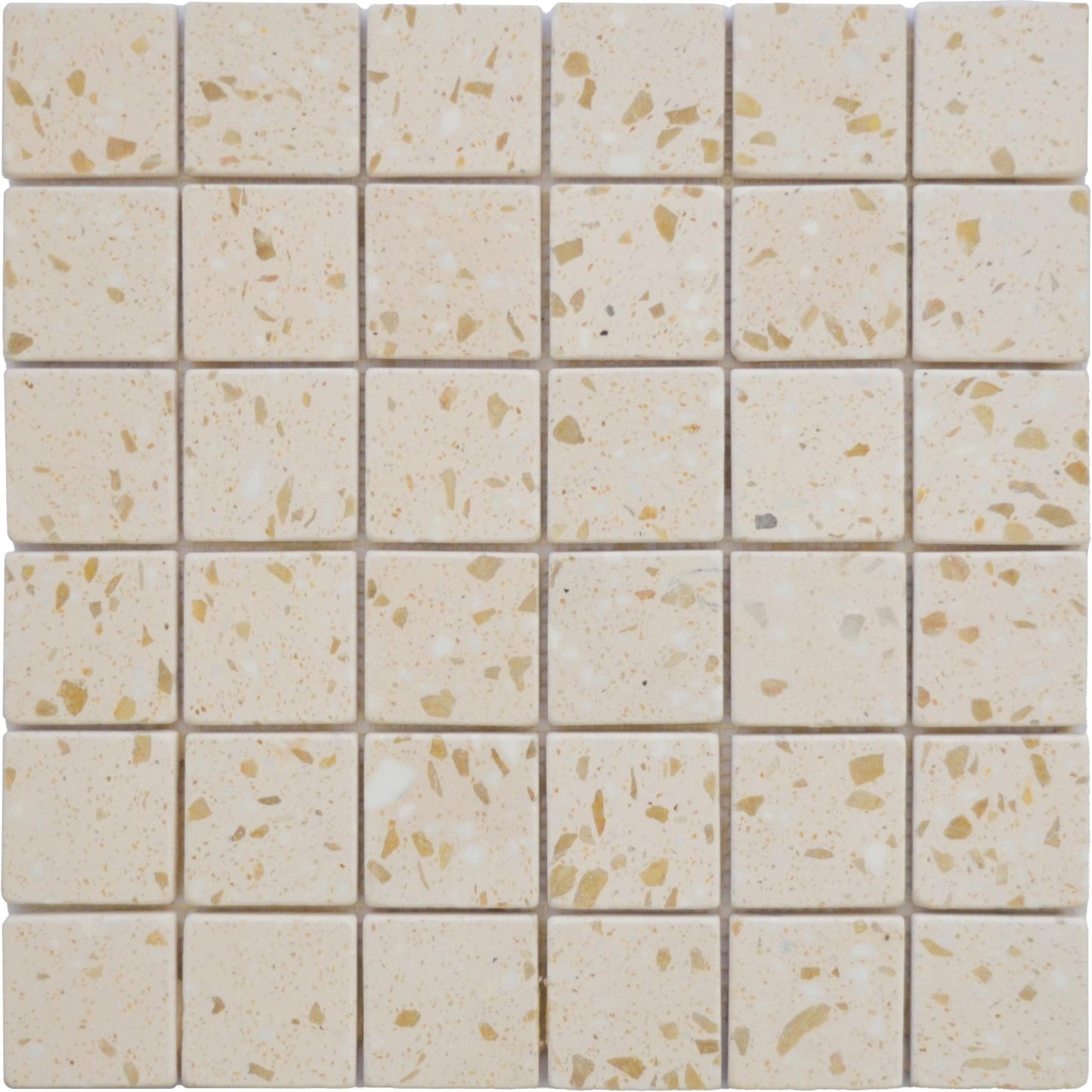 Mosaïque terrazzo nude