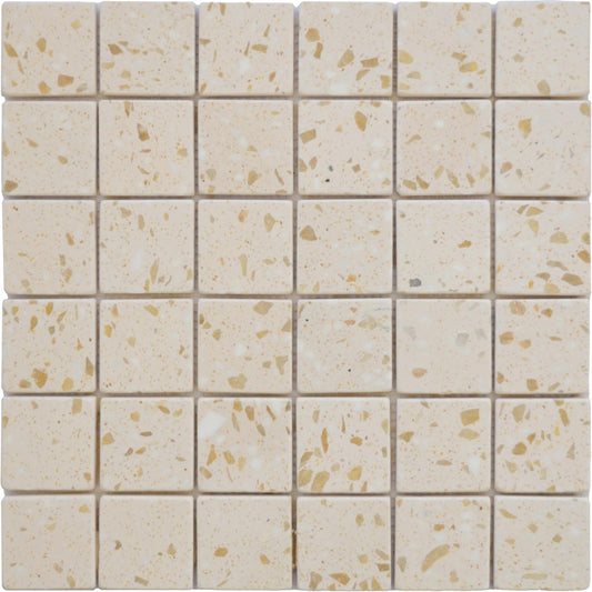 Mosaïque terrazzo nude