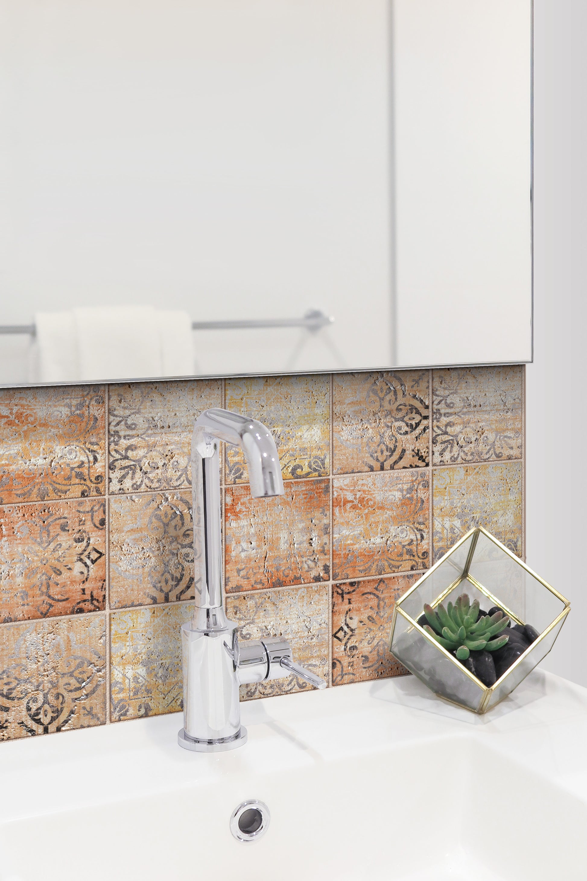 Mosaique castle wood silver