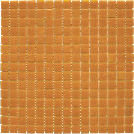 Mosaique decoration orange clair
