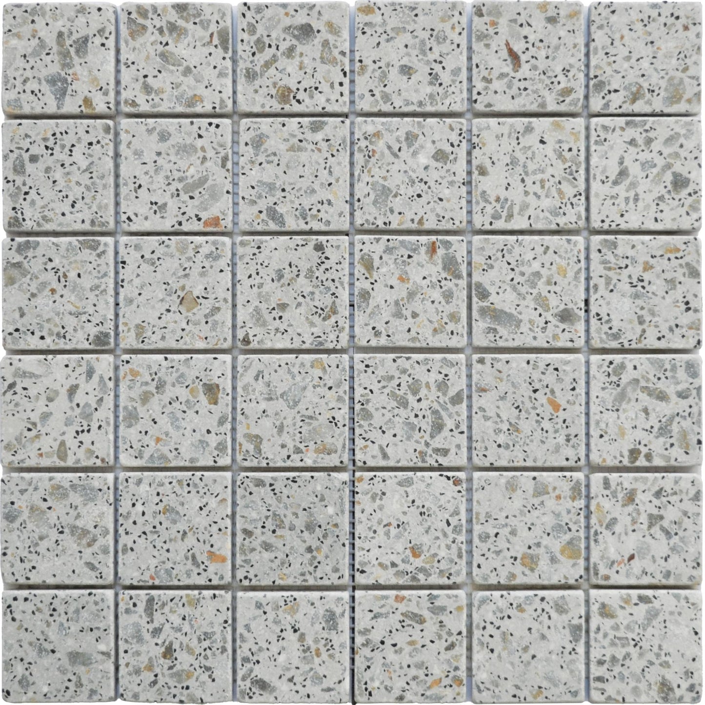 Mosaïque terrazzo light grey