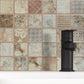 Mosaïque imprimé patine