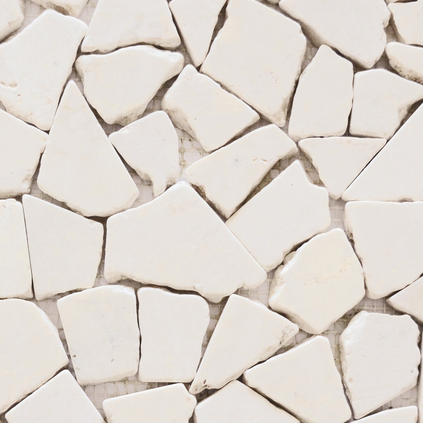 Mosaïque palladien marbre crème