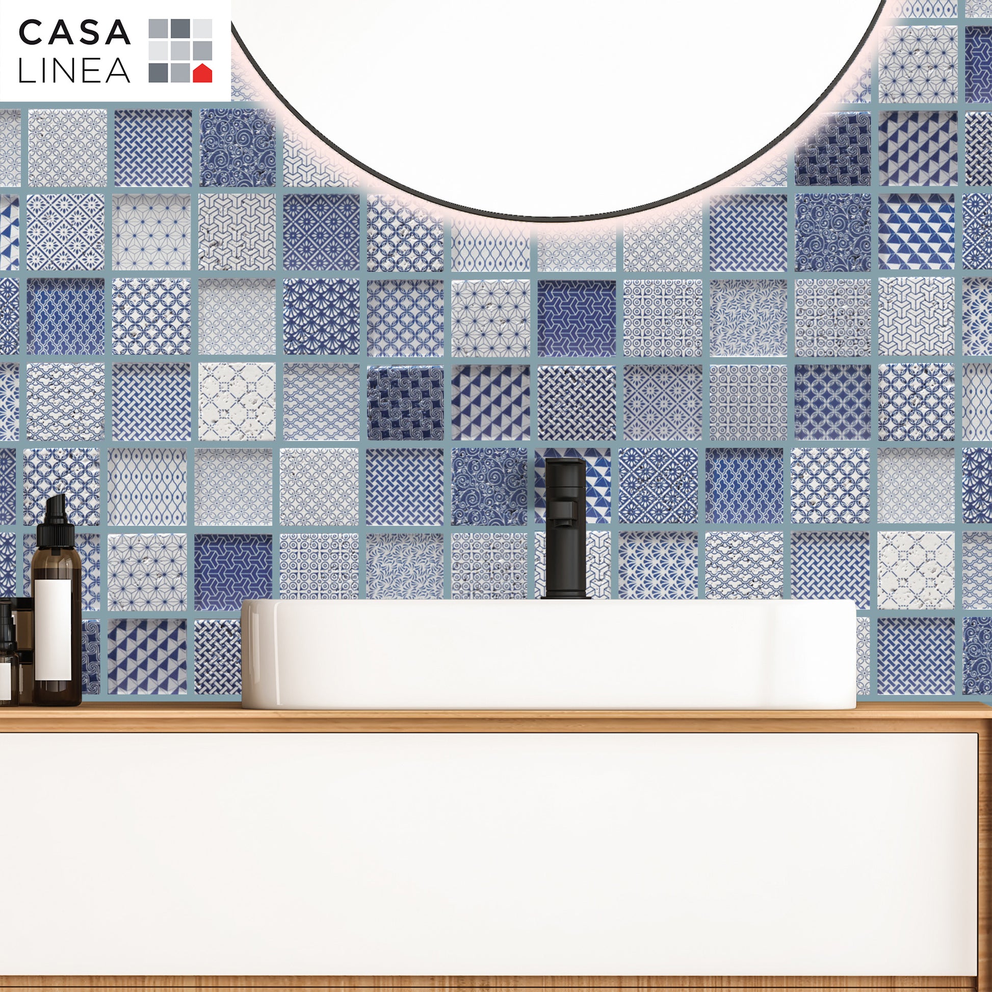 Mosaïque argos bleu