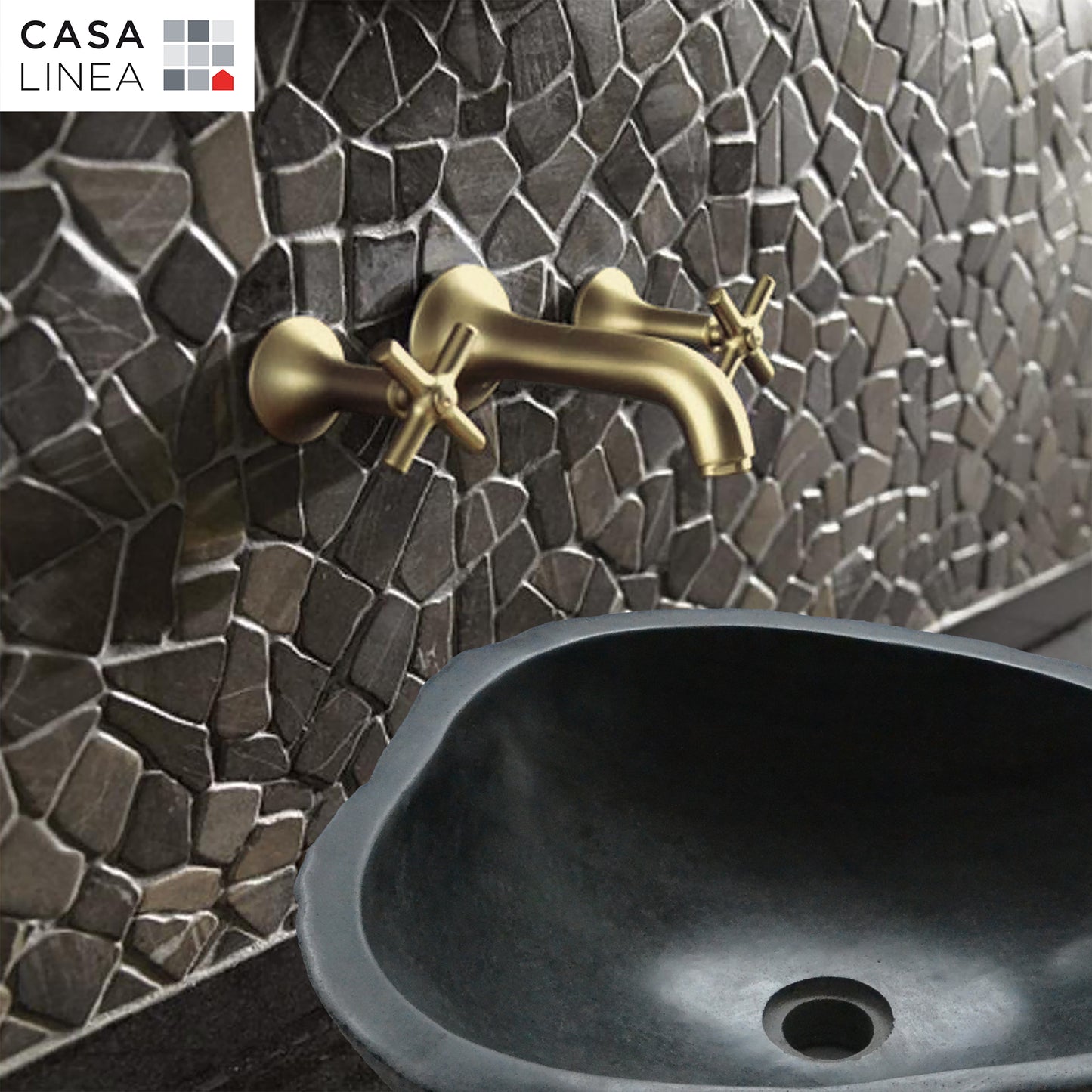Mosaïque palladien gris