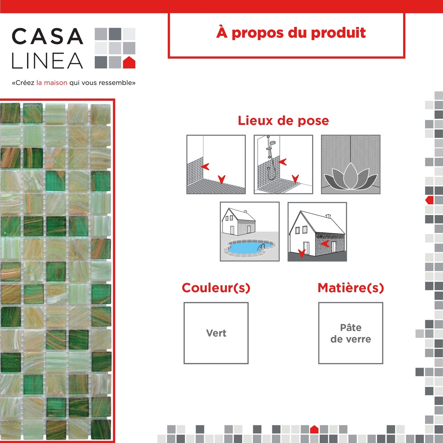 Mosaïque lagon