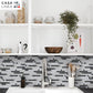 Mosaïque les tendances vermetal tube gris