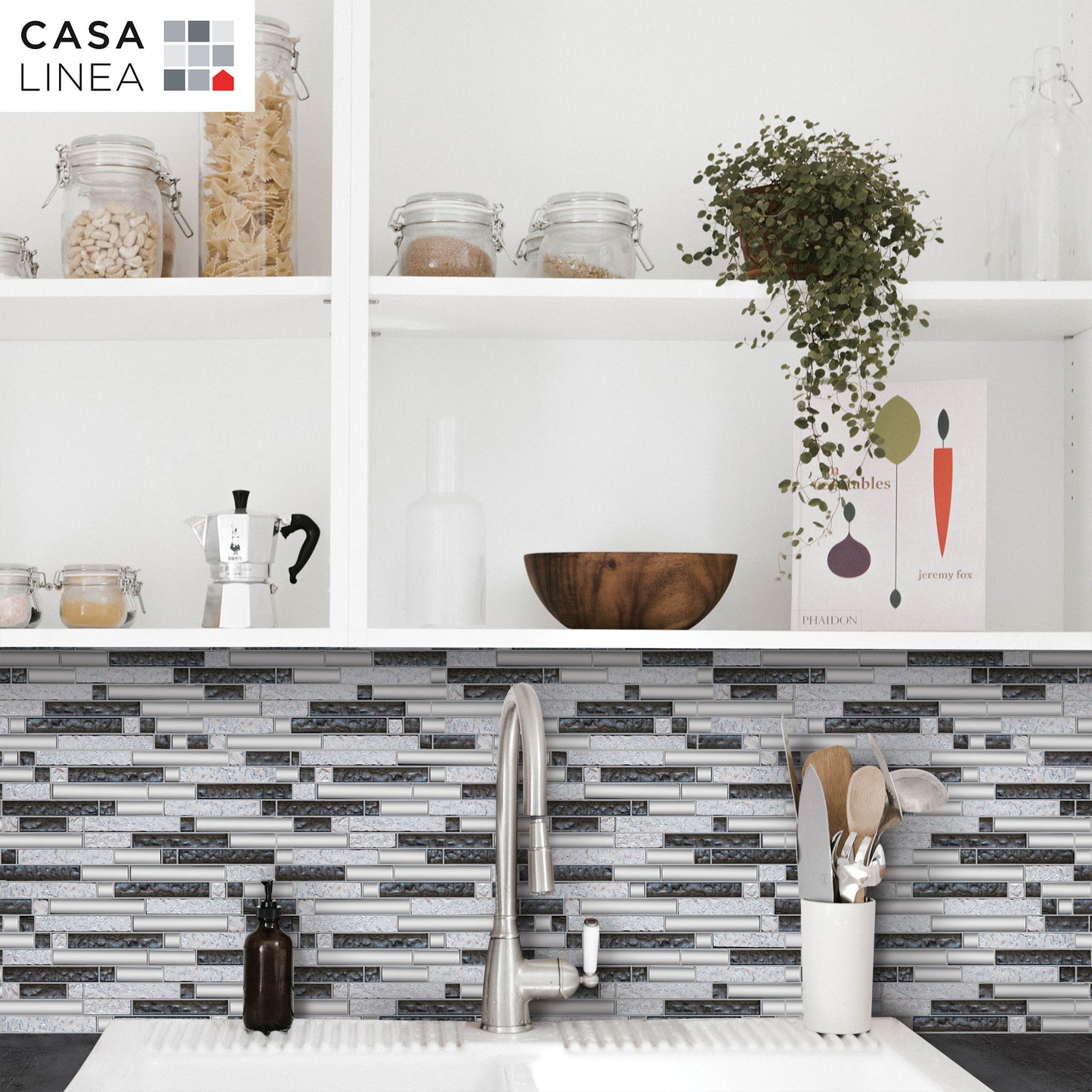 Mosaïque les tendances vermetal tube gris