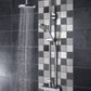 Mosaique carre gris noir