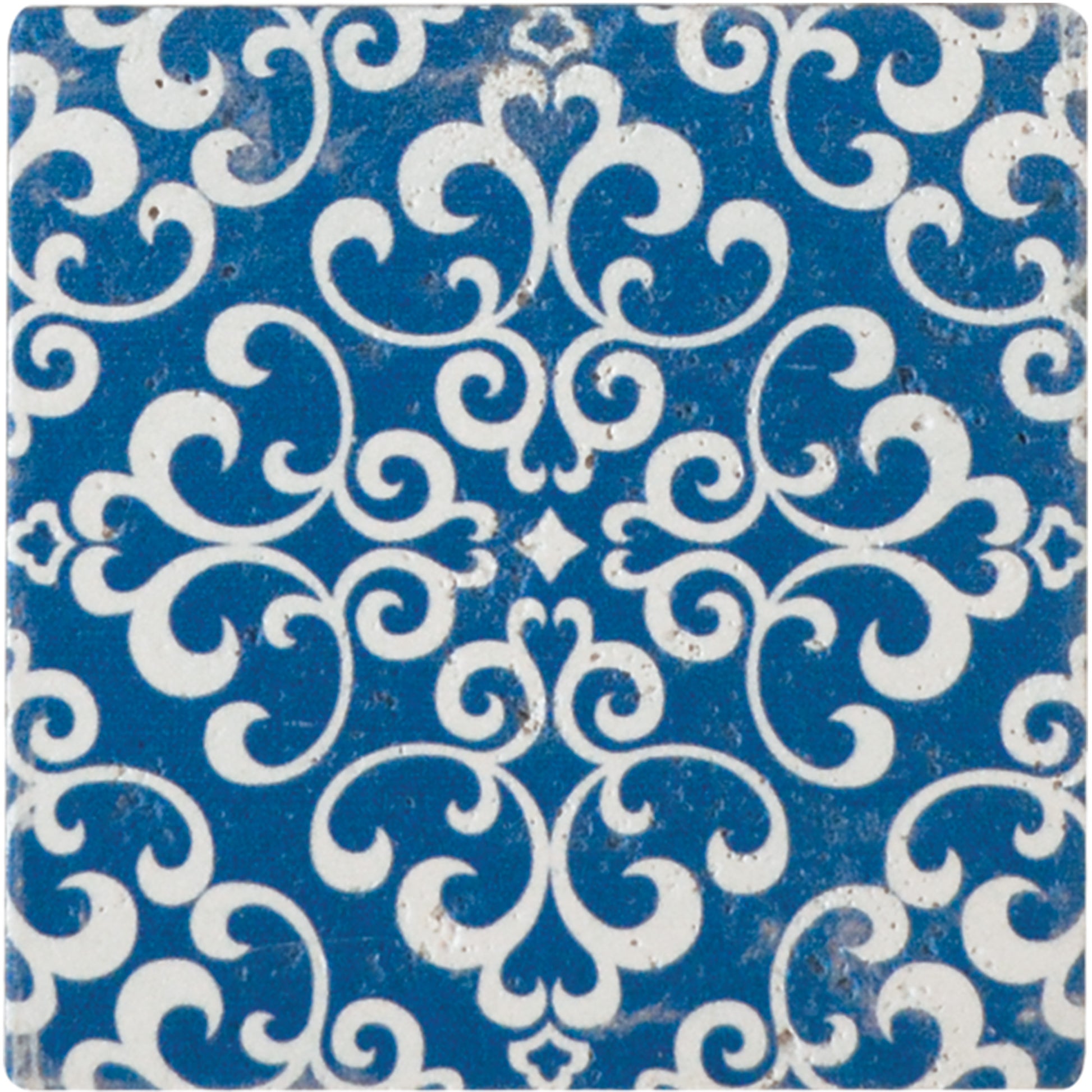 Carreau baroque bleu