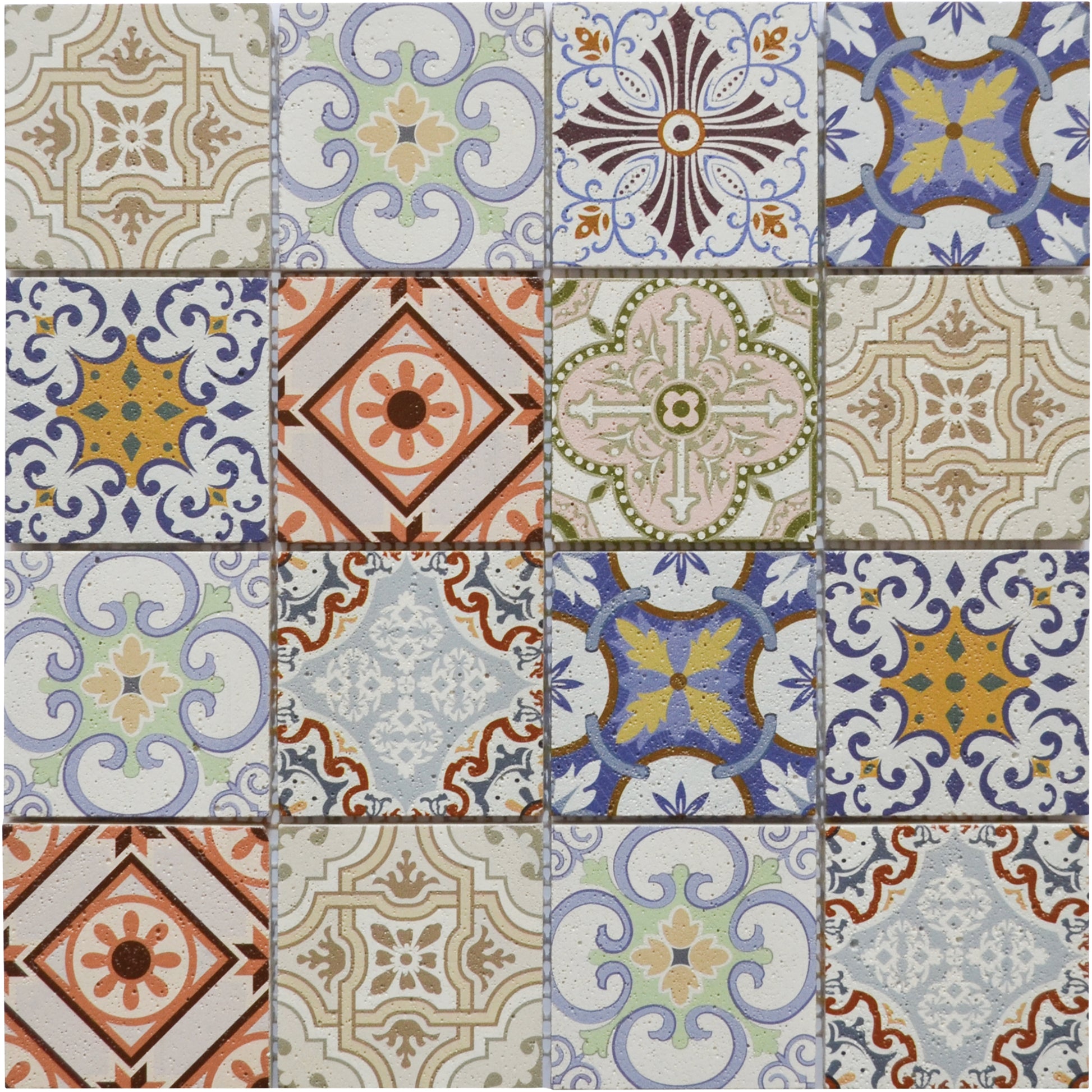 Mosaïque imprimé azulejo