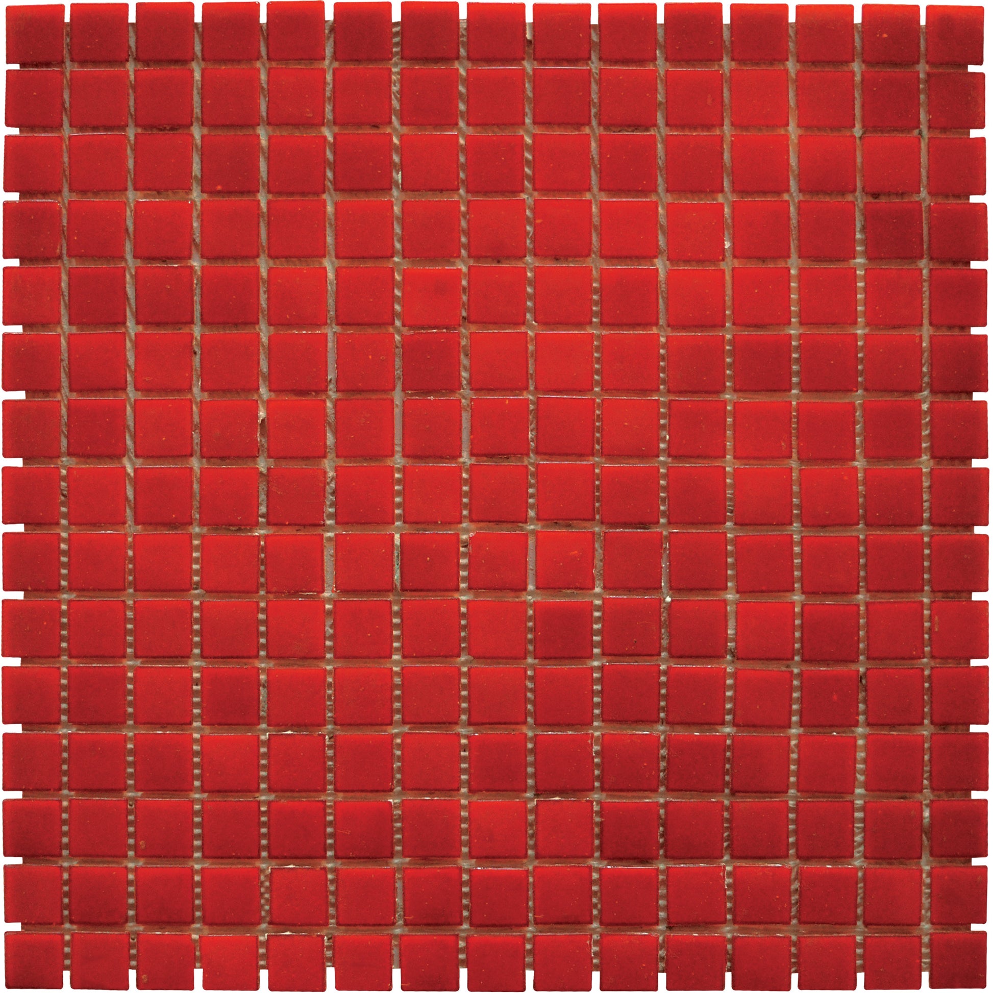 Mosaique decoration rouge