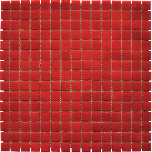 Mosaique decoration rouge