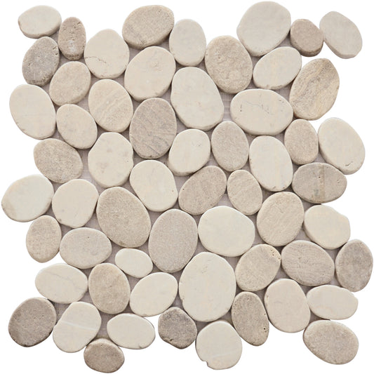 Mosaïque galet scie mix beige - Casa Linea Home