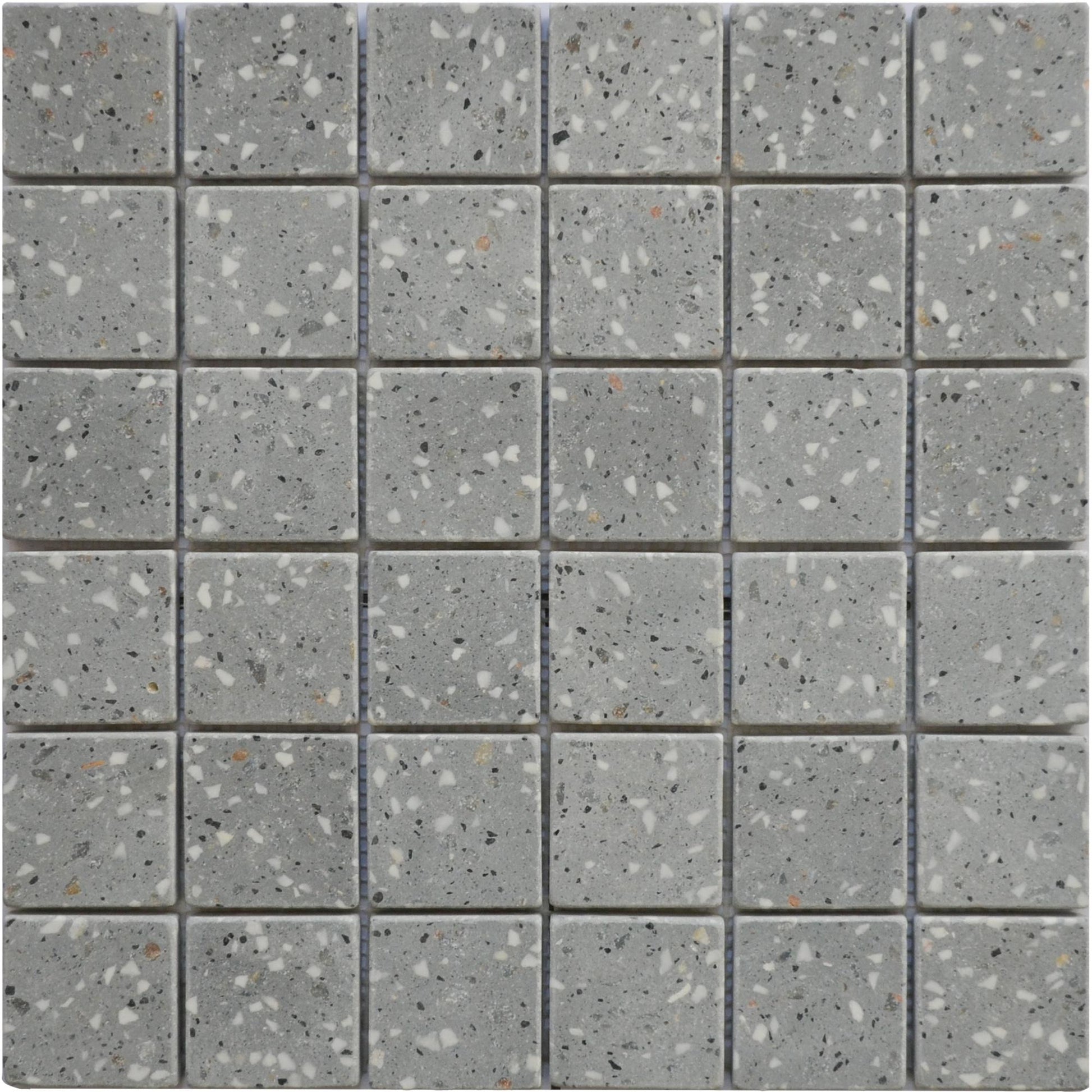 Mosaïque terrazzo dark grey