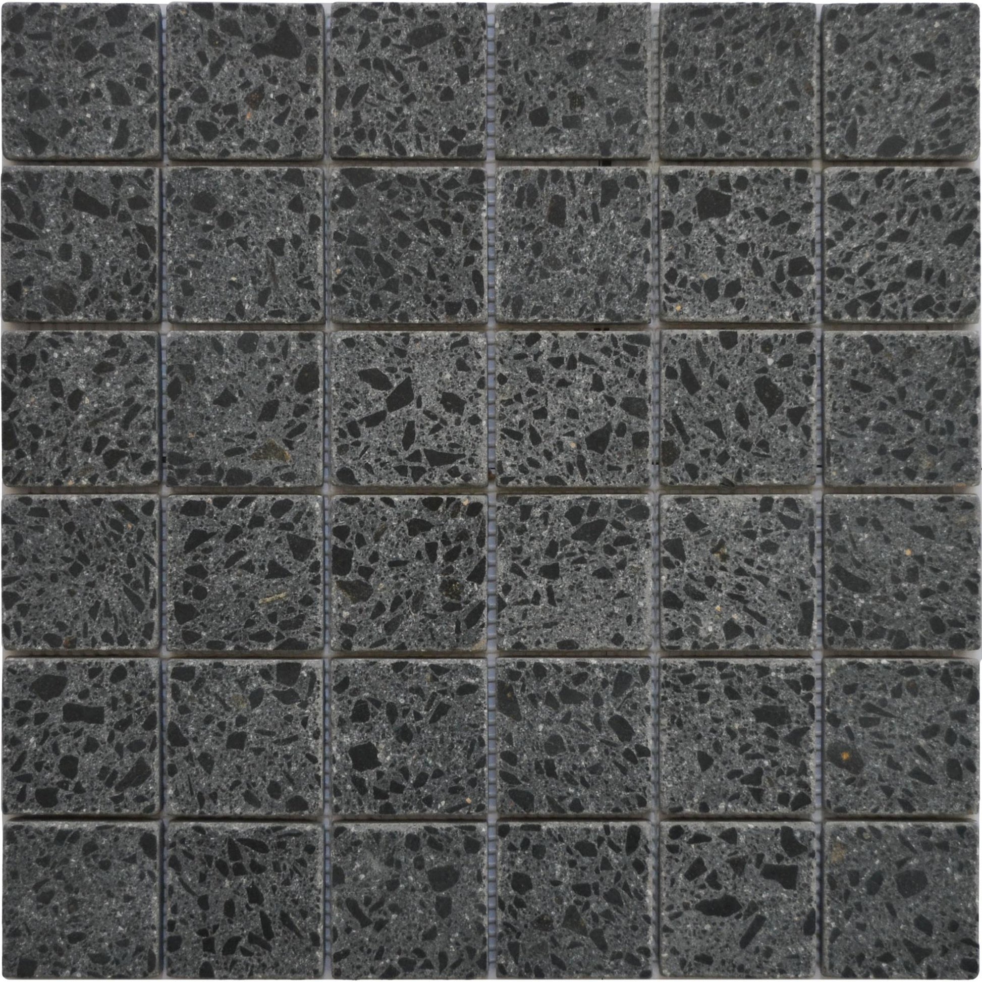 Mosaïque terrazzo black