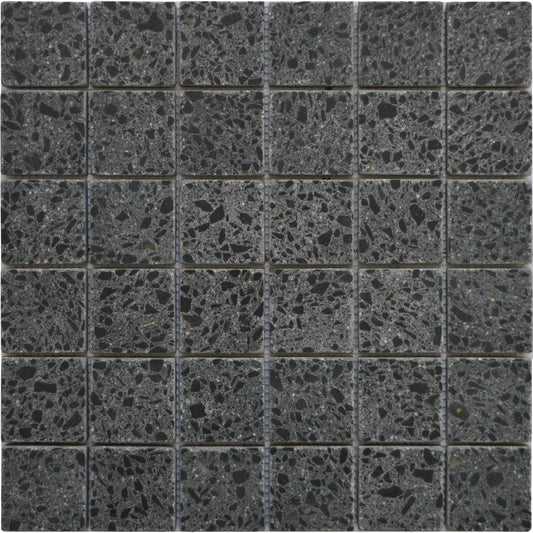 Mosaïque terrazzo black