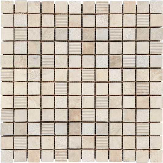 Mosaïque surface ivoire